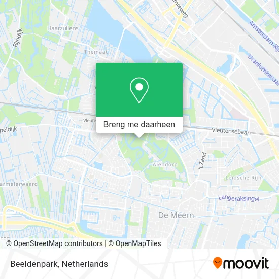 Beeldenpark kaart