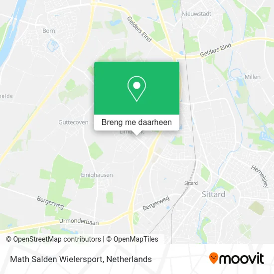 Math Salden Wielersport kaart