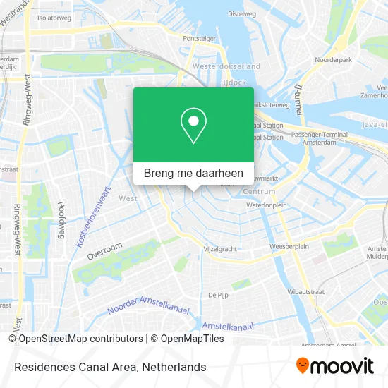 Residences Canal Area kaart