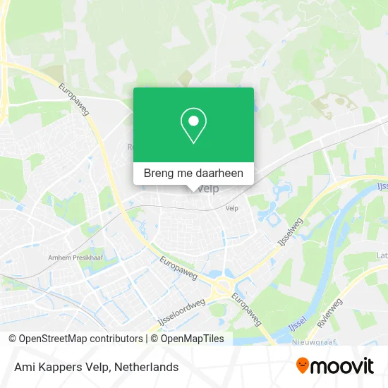 Ami Kappers Velp kaart