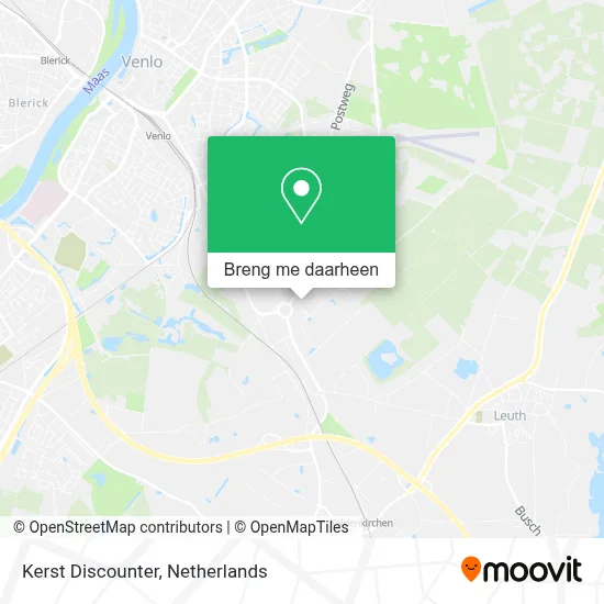 Kerst Discounter kaart