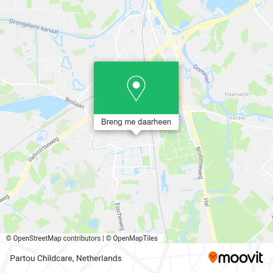 Partou Childcare kaart