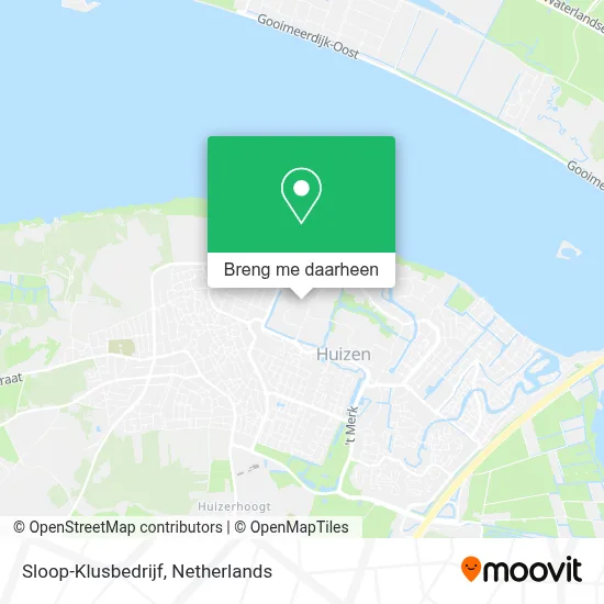 Sloop-Klusbedrijf kaart