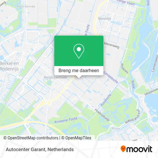 Autocenter Garant kaart