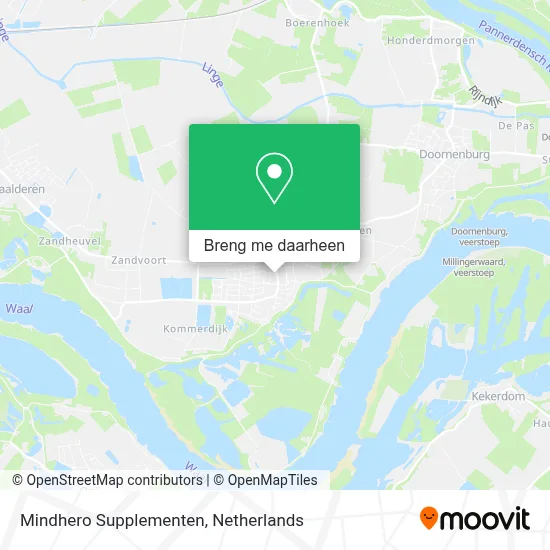 Mindhero Supplementen kaart
