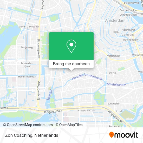 Zon Coaching kaart