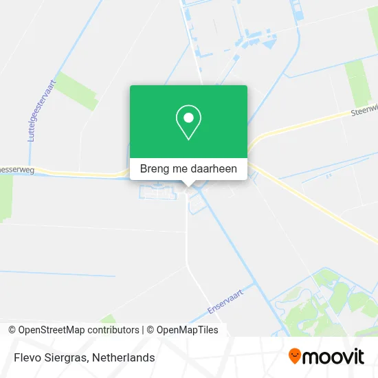 Flevo Siergras kaart