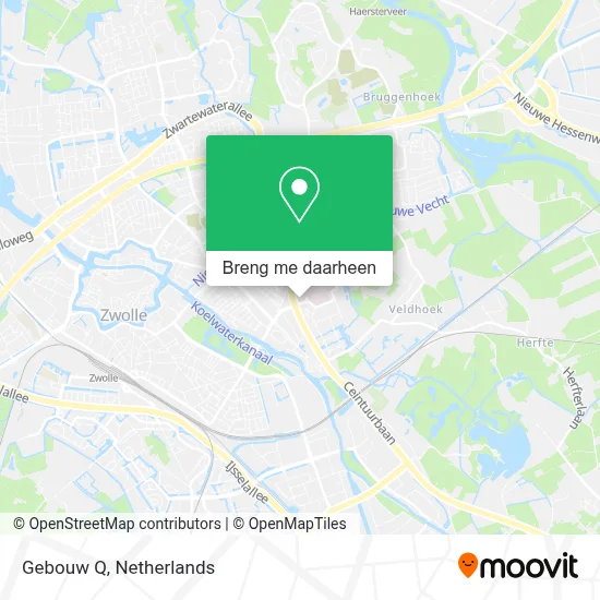 Gebouw Q kaart