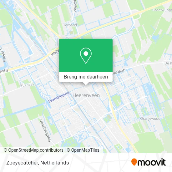 Zoeyecatcher kaart