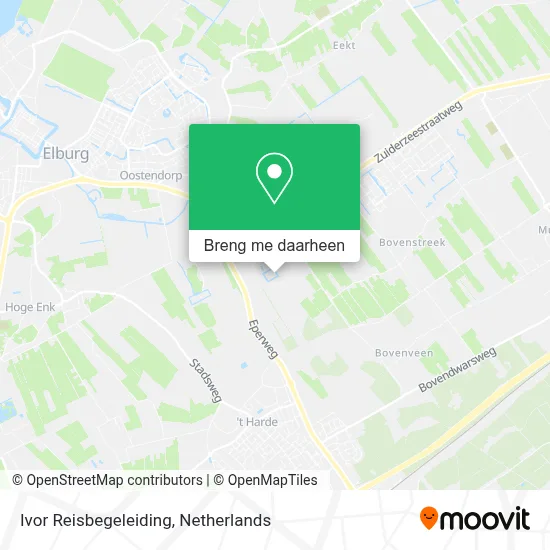 Ivor Reisbegeleiding kaart