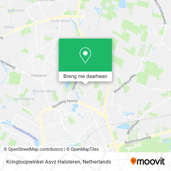 Kringloopwinkel Asvz Halsteren kaart