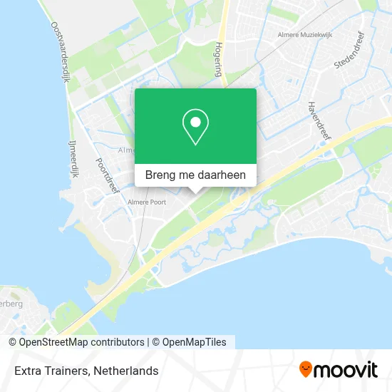Extra Trainers kaart