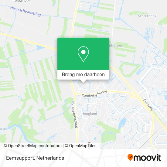 Eemsupport kaart