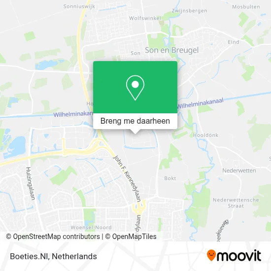 Boeties.Nl kaart