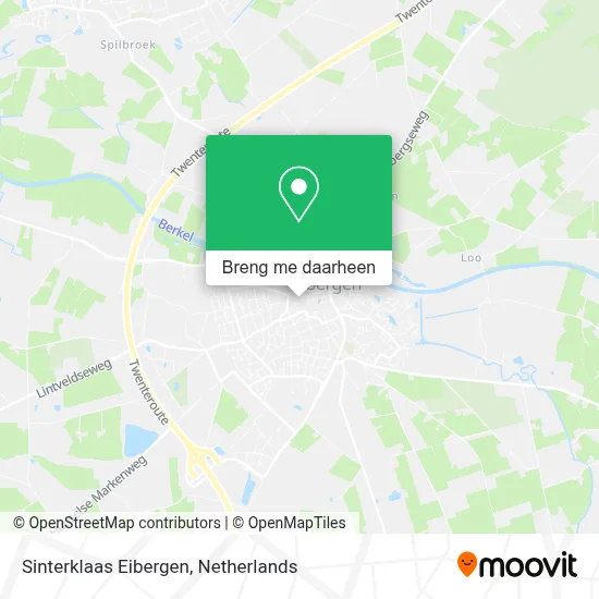 Sinterklaas Eibergen kaart