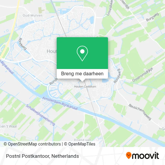 Postnl Postkantoor kaart