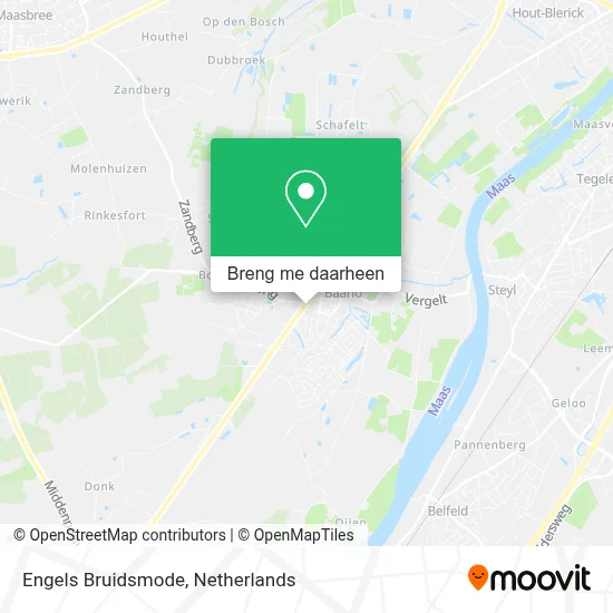 Engels Bruidsmode kaart