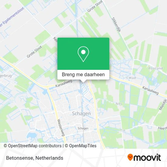 Betonsense kaart