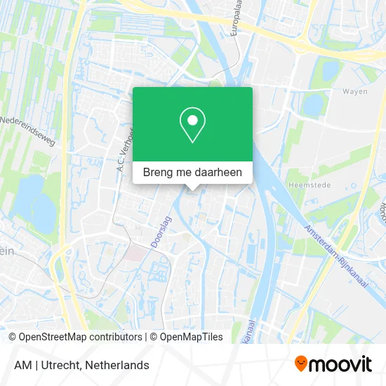 AM | Utrecht kaart