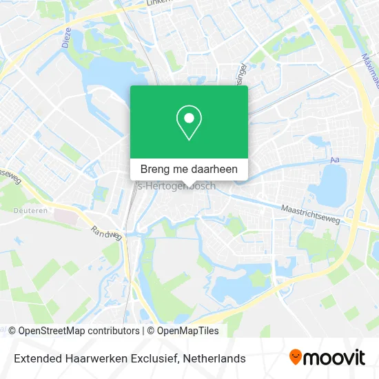 Extended Haarwerken Exclusief kaart