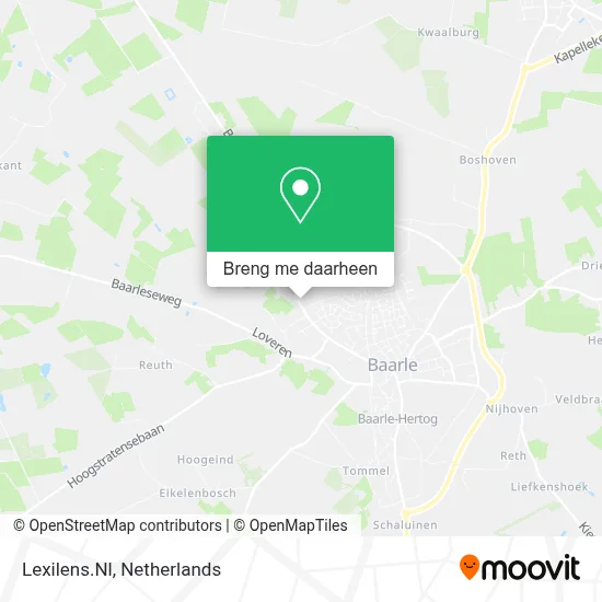 Lexilens.Nl kaart