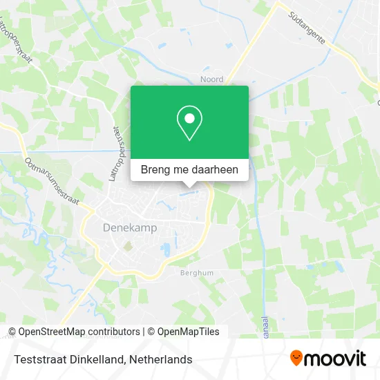 Teststraat Dinkelland kaart