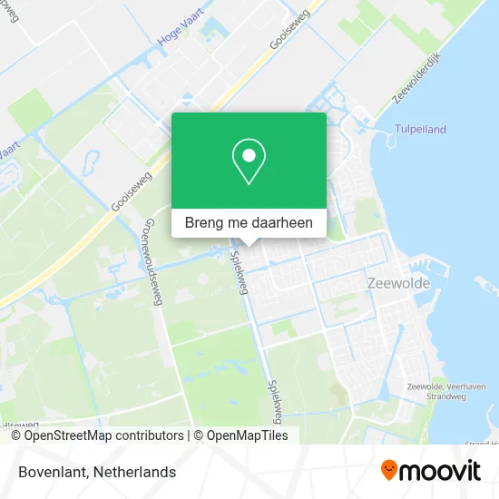 Bovenlant kaart