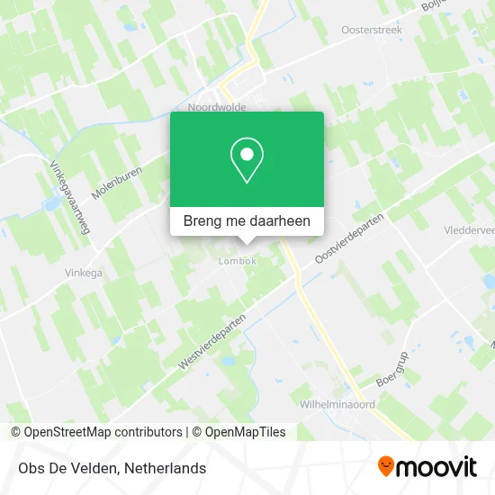Obs De Velden kaart