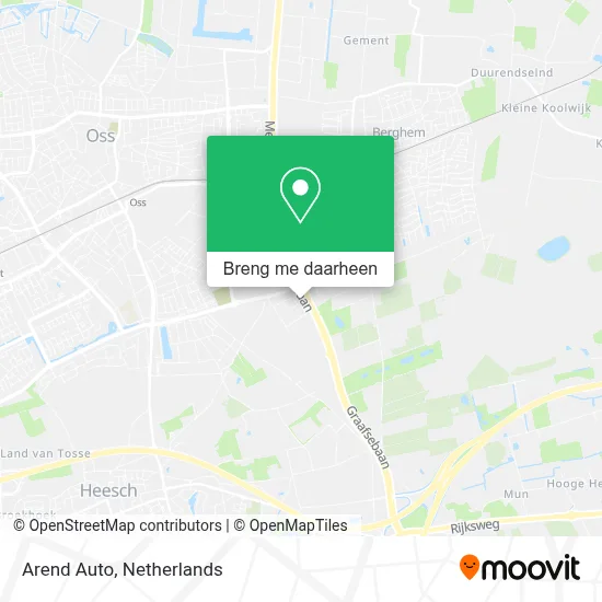 Arend Auto kaart