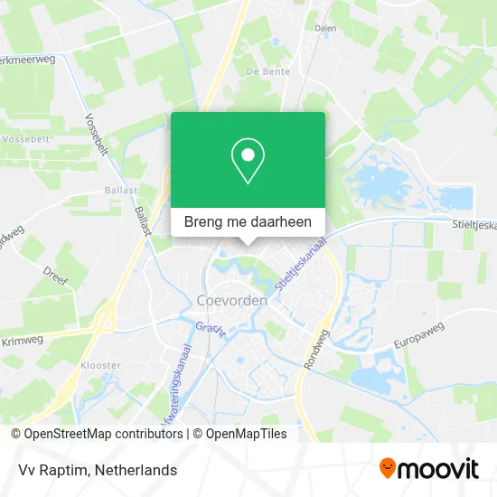 Vv Raptim kaart