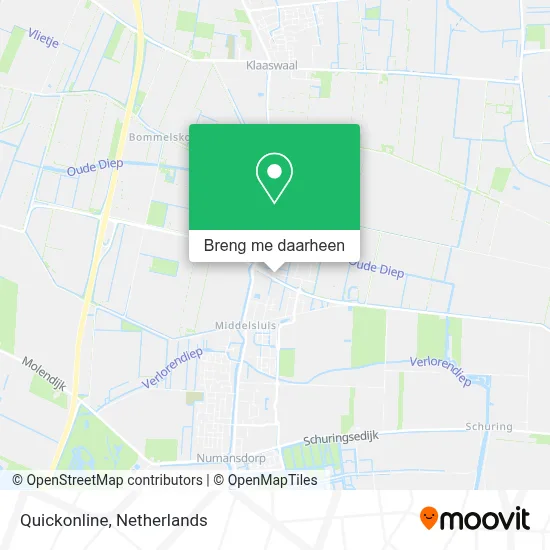 Quickonline kaart