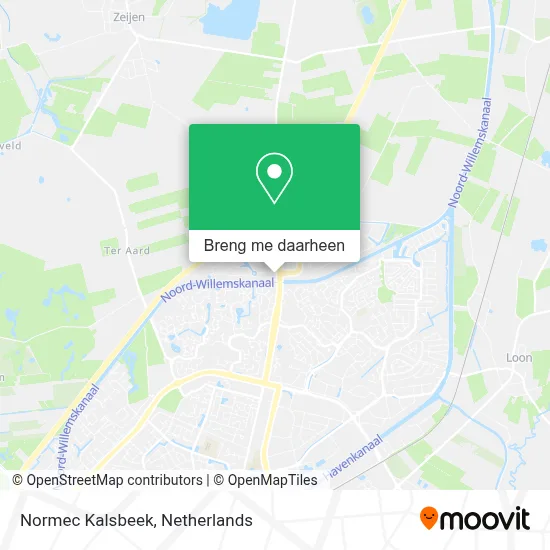 Normec Kalsbeek kaart
