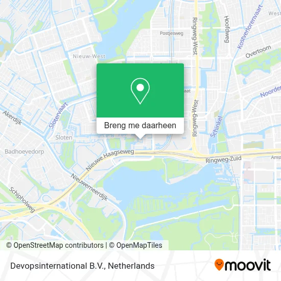 Devopsinternational B.V. kaart