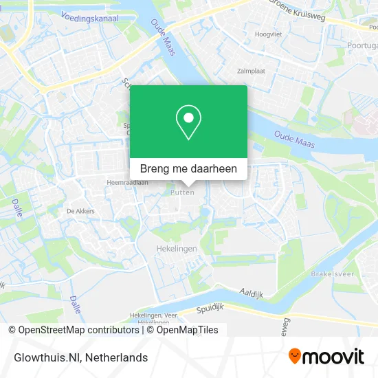 Glowthuis.Nl kaart