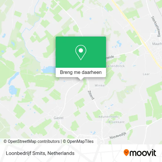 Loonbedrijf Smits kaart