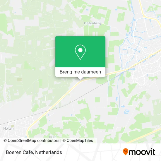 Boeren Cafe kaart