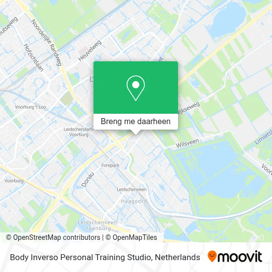 Body Inverso Personal Training Studio kaart