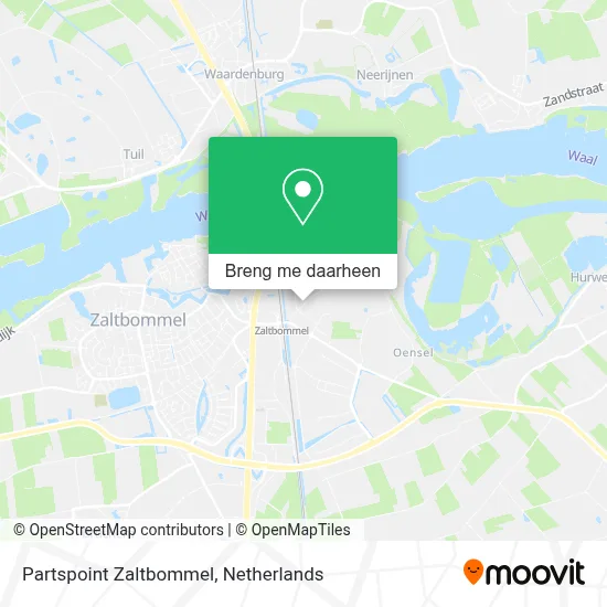Partspoint Zaltbommel kaart