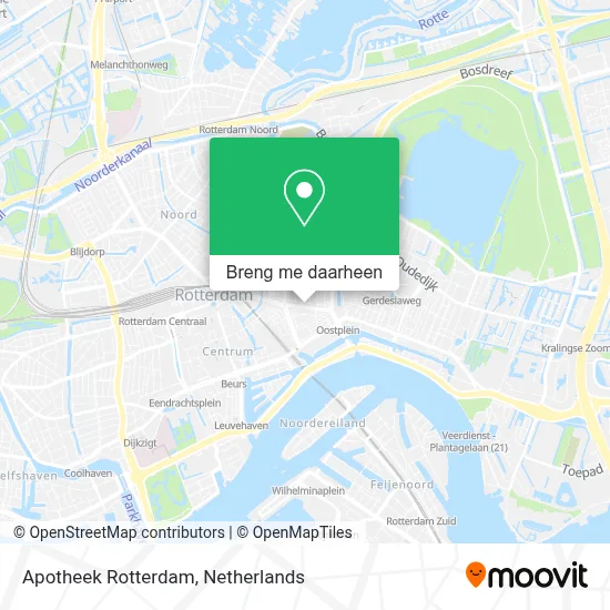 Apotheek Rotterdam kaart