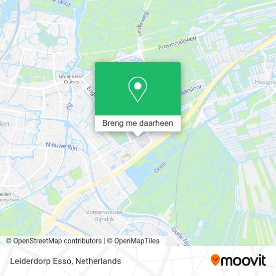 Leiderdorp Esso kaart