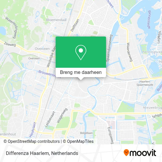 Differenza Haarlem kaart