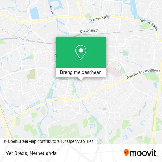 Yer Breda kaart
