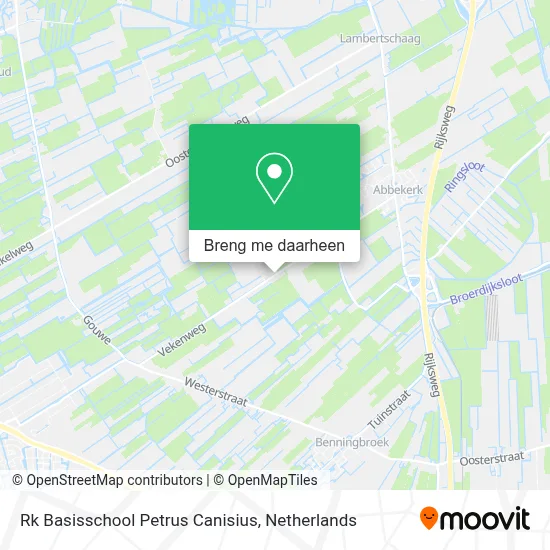 Rk Basisschool Petrus Canisius kaart