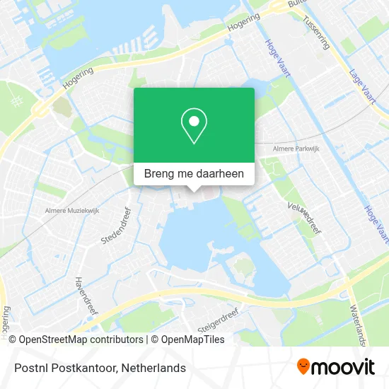 Postnl Postkantoor kaart