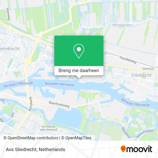Avs Sliedrecht kaart