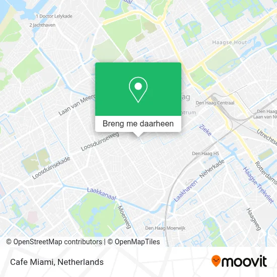 Cafe Miami kaart
