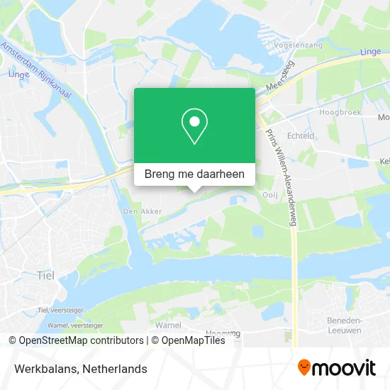 Werkbalans kaart