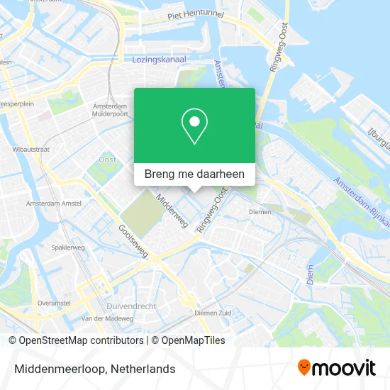 Middenmeerloop kaart
