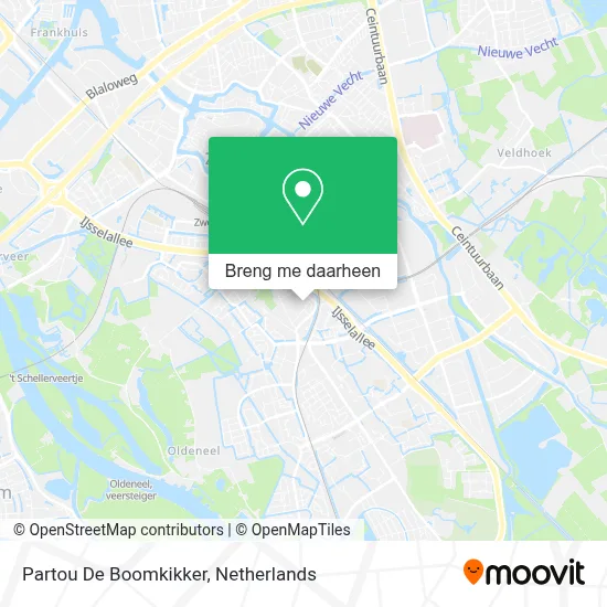 Partou De Boomkikker kaart