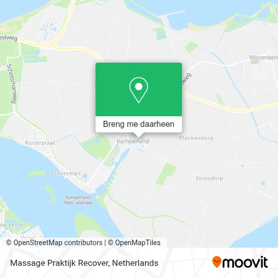 Massage Praktijk Recover kaart